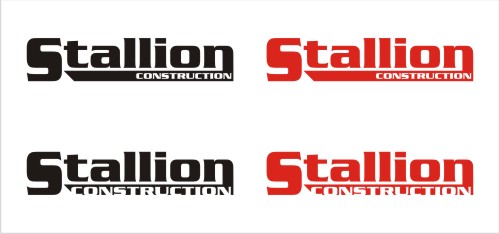 Logo-Design von CJA Designs für Stallion Construction | Design #15597