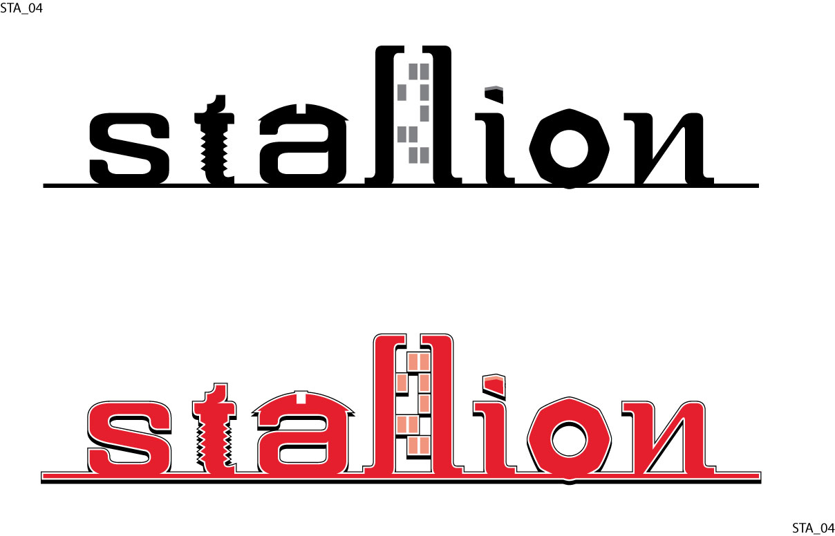 Logo Design by Concept 2 creation / C2C Studio inc. for Stallion Construction | Design #15770
