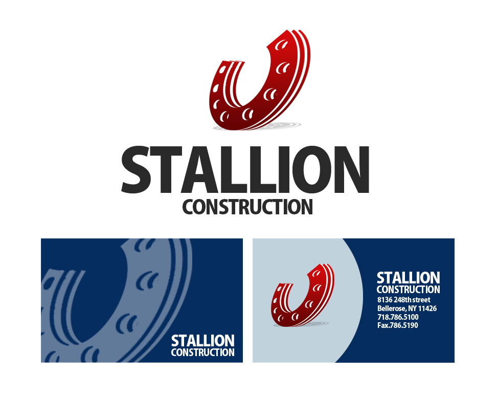 Logo Design by REX for Stallion Construction | Design #16258