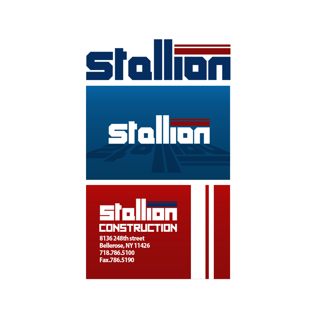 Logo Design by REX for Stallion Construction | Design #16259