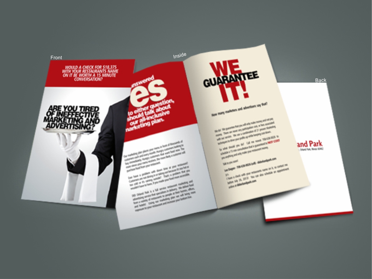 Design de Brochure par Purple Studio pour Dial-up Delivery | Design : #2086067