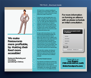 Design de Brochure par designgreen pour Dial-up Delivery | Design : #2065897