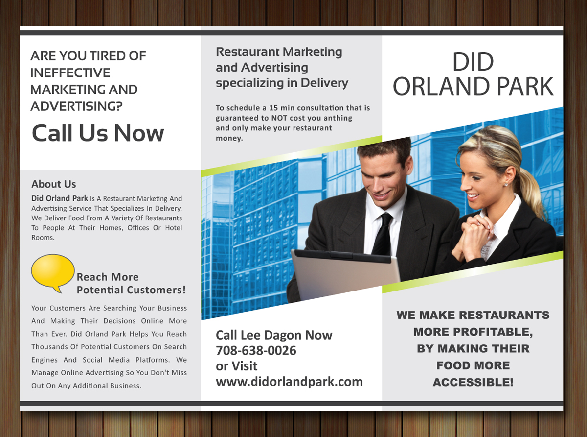 Brochure Design by Sbss for Dial-up Delivery | Design #2073661