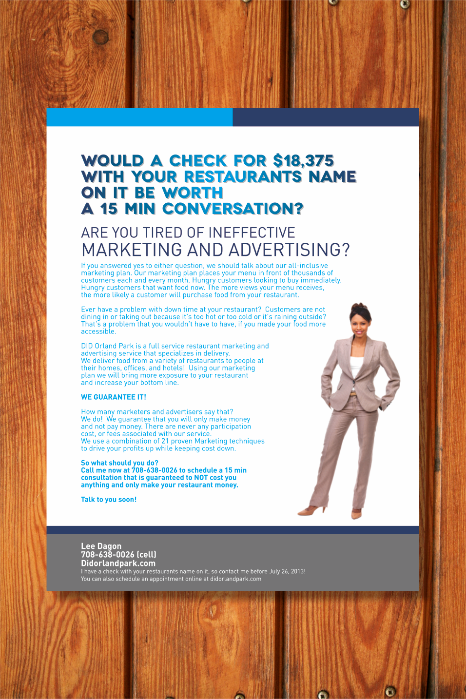 Brochure Design by barinix for Dial-up Delivery | Design #2080375