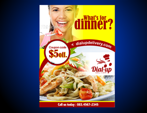 Design de Flyer par designgreen pour Dial-up Delivery | Design : #2051573