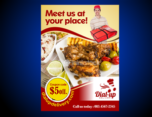 Design de Flyer par designgreen pour Dial-up Delivery | Design : #2051664