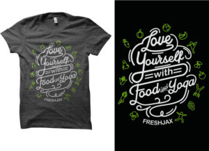 Yoga Cafe Needs a Cute T-Shirt Design | Diseño de Camiseta por cithuwill