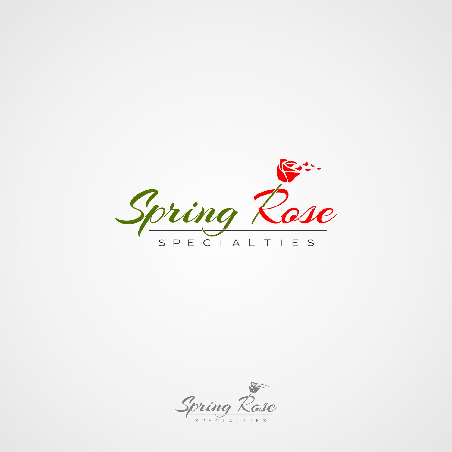 Modern, Professional, It Company Logo Design for Spring Rose Specialties by  Well Being | Design #9474414