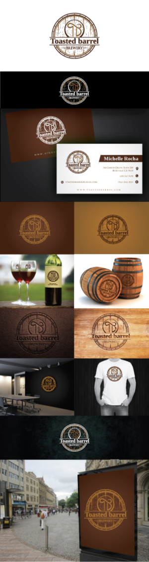Logo Design by debdesign for Toasted barrel brewery | Design: #9388454
