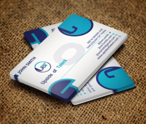 Business Card Design by Verified artistry (Design garden) for Upside of Talent | Design: #9361336
