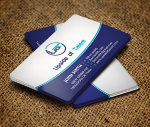 Business Card Design by Verified artistry (Design garden) for Upside of Talent | Design: #9361338