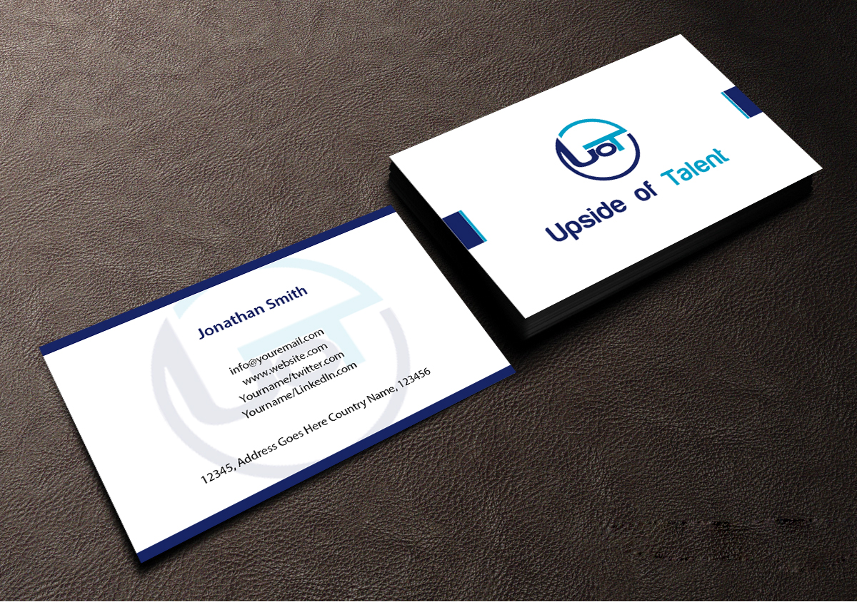 Business Card Design by Creations Box 2015 for Upside of Talent | Design #9372193
