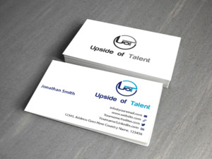 Business Card Design by Creations Box 2015 for Upside of Talent | Design: #9372203