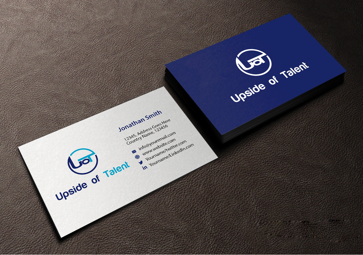 Business Card Design by Creations Box 2015 for Upside of Talent | Design #9372207
