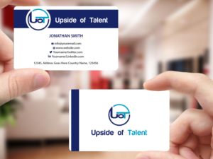 Business Card Design by Creations Box 2015 for Upside of Talent | Design: #9372216