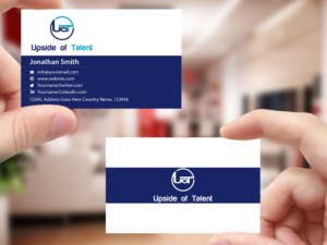 Business Card Design by Creations Box 2015 for Upside of Talent | Design: #9372217