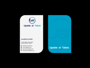 Business Card Design by Creations Box 2015 for Upside of Talent | Design: #9372227