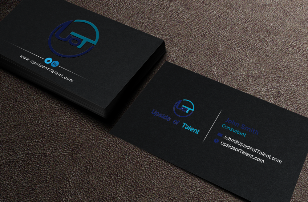 Business Card Design by Brand aid for Upside of Talent | Design #9364426