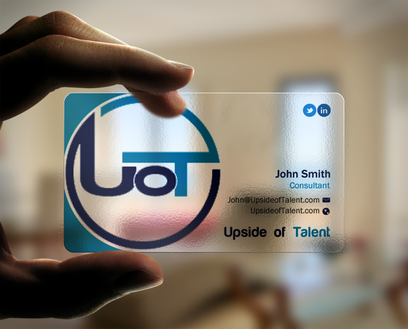 Business Card Design by Brand aid for Upside of Talent | Design #9364451