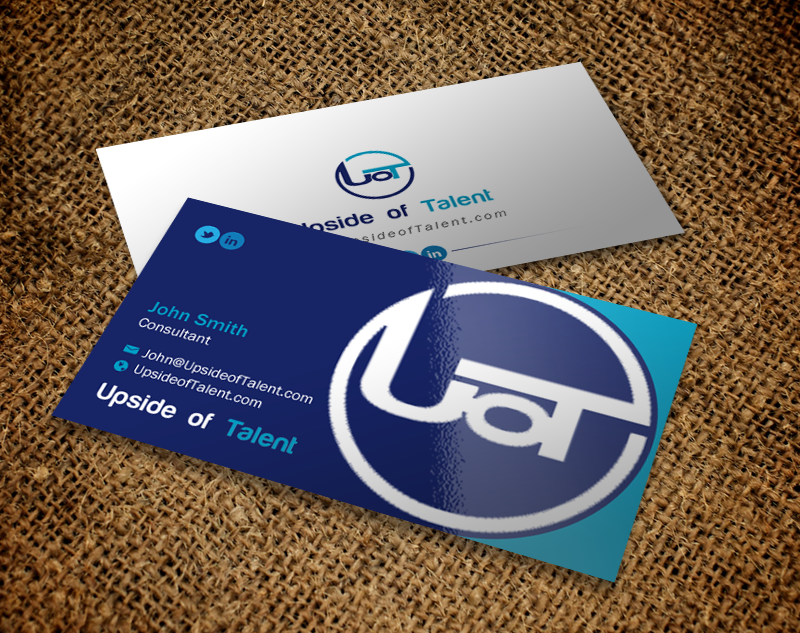 Business Card Design by Brand aid for Upside of Talent | Design #9364452