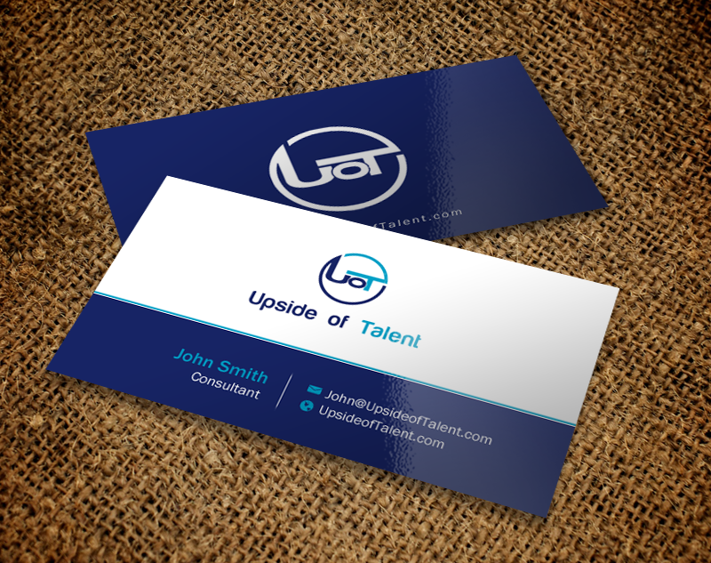Business Card Design by Brand aid for Upside of Talent | Design #9364453