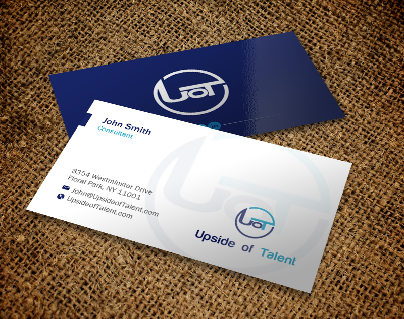 Business Card Design by Brand aid for Upside of Talent | Design #9364457