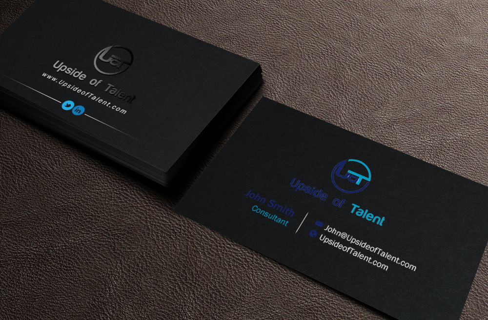 Business Card Design by Brand aid for Upside of Talent | Design #9364461