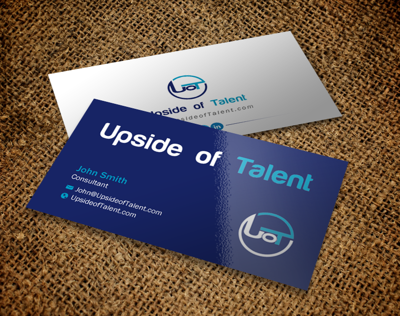 Business Card Design by Brand aid for Upside of Talent | Design #9376533