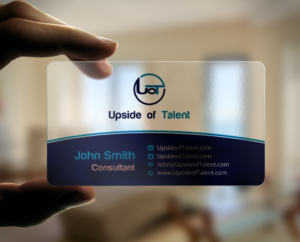 Business Card Design by chandrayaan.creative for Upside of Talent | Design: #9362499