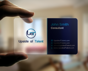 Business Card Design by chandrayaan.creative for Upside of Talent | Design: #9362500