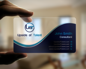 Business Card Design by chandrayaan.creative for Upside of Talent | Design: #9362501