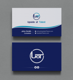 Business Card Design by chandrayaan.creative for Upside of Talent | Design: #9362505