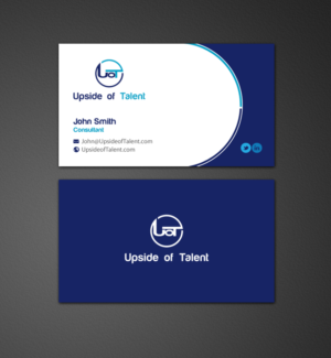 Business Card Design by chandrayaan.creative for Upside of Talent | Design: #9362506