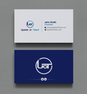 Business Card Design by chandrayaan.creative for Upside of Talent | Design: #9362508