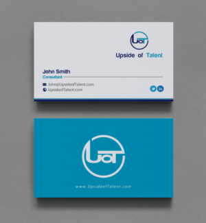 Business Card Design by chandrayaan.creative for Upside of Talent | Design: #9362510
