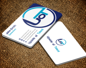 Business Card Design by chandrayaan.creative for Upside of Talent | Design: #9362515