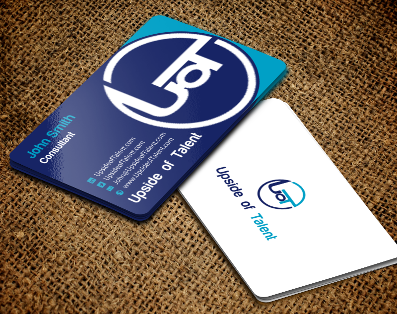 Business Card Design by chandrayaan.creative for Upside of Talent | Design #9362516
