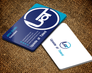 Business Card Design by chandrayaan.creative for Upside of Talent | Design: #9362516