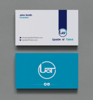 Business Card Design by chandrayaan.creative for Upside of Talent | Design: #9376549