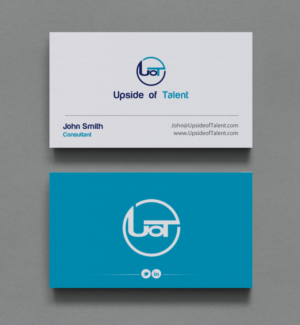 Business Card Design by chandrayaan.creative for Upside of Talent | Design: #9376554