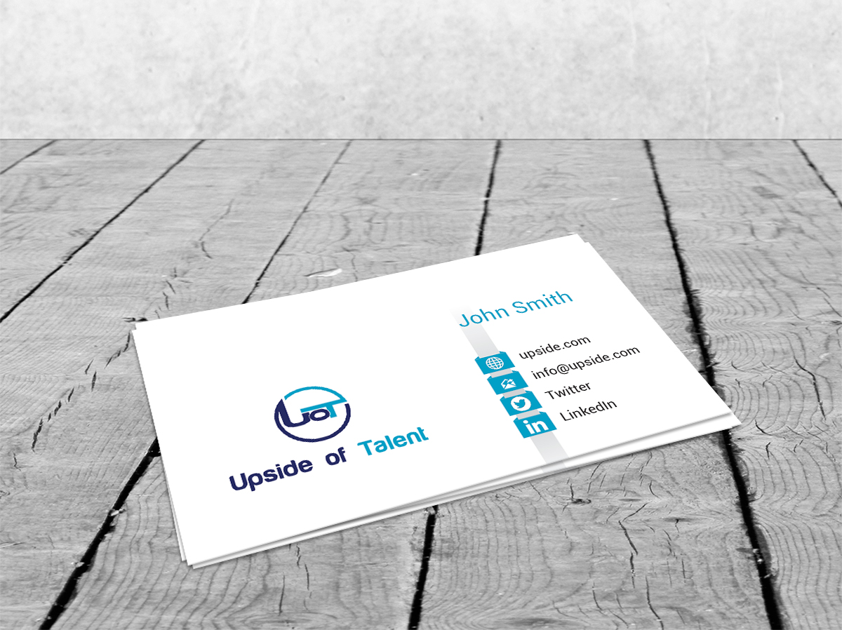 Business Card Design by isabel.paoli for Upside of Talent | Design #9393421