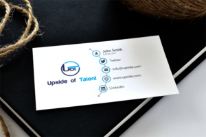 Business Card Design by isabel.paoli for Upside of Talent | Design: #9393422