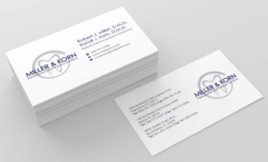 Business Card Design by INDIAN_Ashok for Miller & Korn Periodontics and Implant Solutions | Design: #9384799