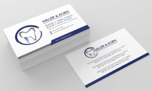 Business Card Design by INDIAN_Ashok for Miller & Korn Periodontics and Implant Solutions | Design: #9384800
