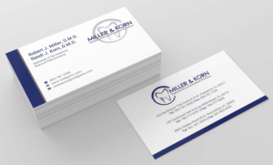 Business Card Design by INDIAN_Ashok for Miller & Korn Periodontics and Implant Solutions | Design: #9384802
