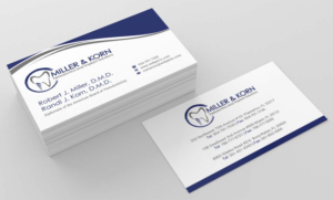 Business Card Design by INDIAN_Ashok for Miller & Korn Periodontics and Implant Solutions | Design: #9384805