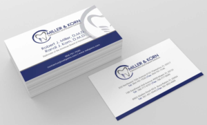Business Card Design by INDIAN_Ashok for Miller & Korn Periodontics and Implant Solutions | Design: #9384807