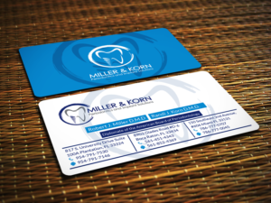 Miller & Korn Periodontics and Implant Solutions Business Card | Business Card Design by Sajin