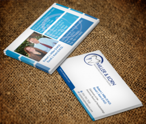 Business Card Design by AFHUN for Miller & Korn Periodontics and Implant Solutions | Design: #9377923