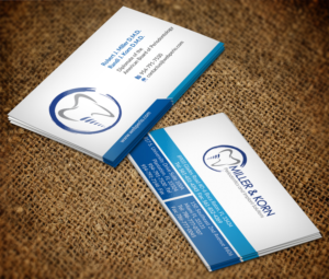 Business Card Design by AFHUN for Miller & Korn Periodontics and Implant Solutions | Design: #9377925